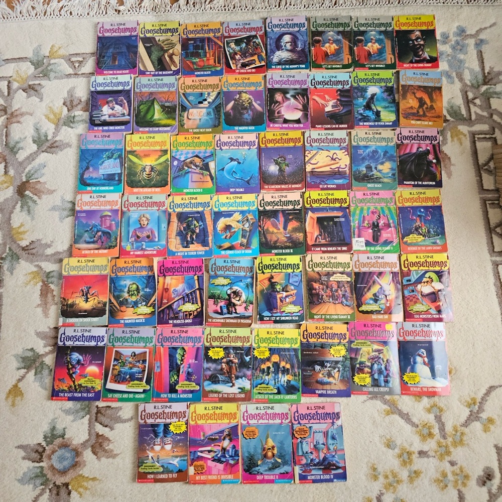Goosebumps Books R.L.Stine Teen Horror Series